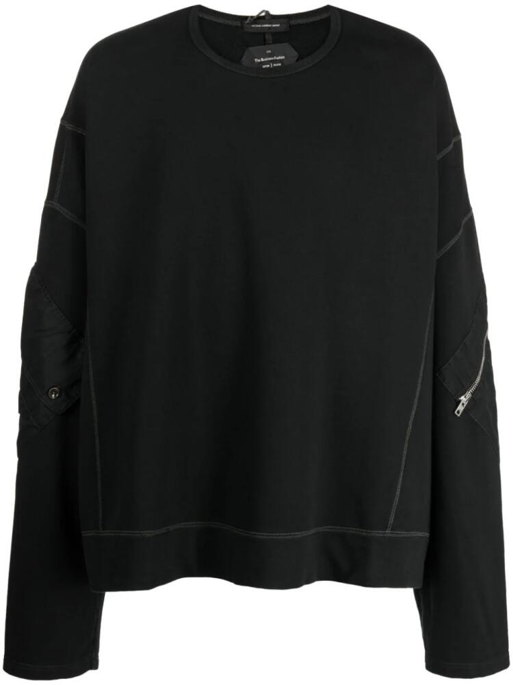 Nicolas Andreas Taralis oversized cotton sweatshirt - Black Cover