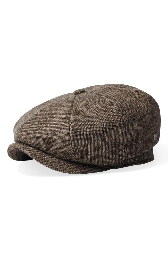 Brixton Brood Wool Blend Driving Cap in Dark Toffee Cover