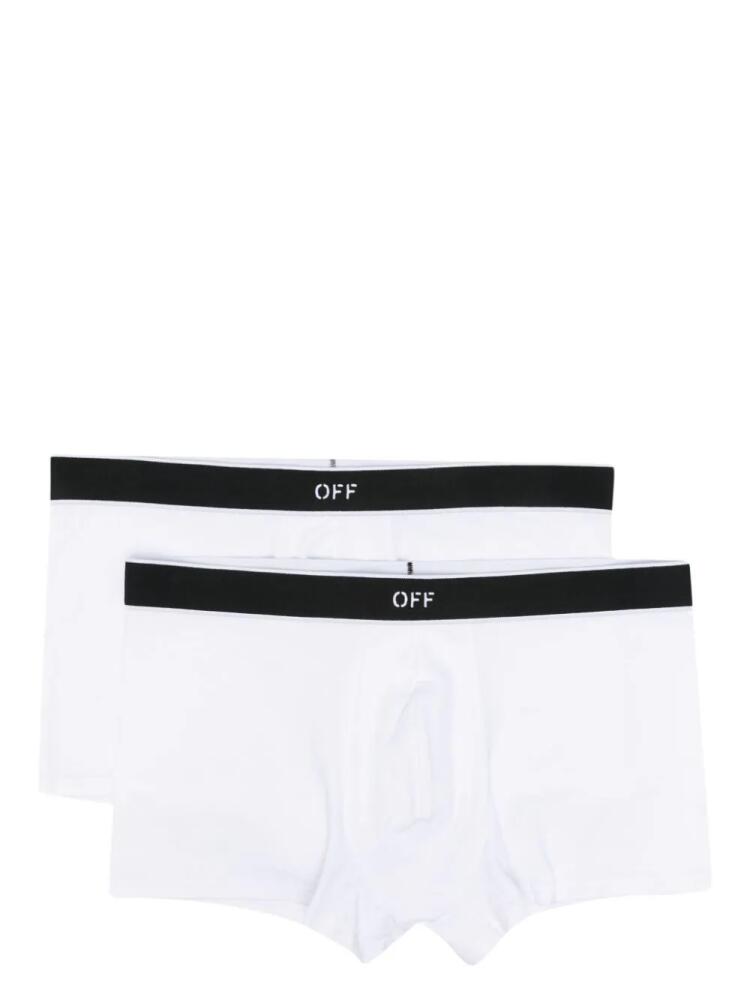 Off-White logo-waistband boxers (pack of two) Cover