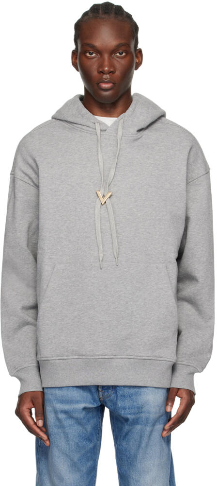 Valentino Gray Hardware Hoodie Cover