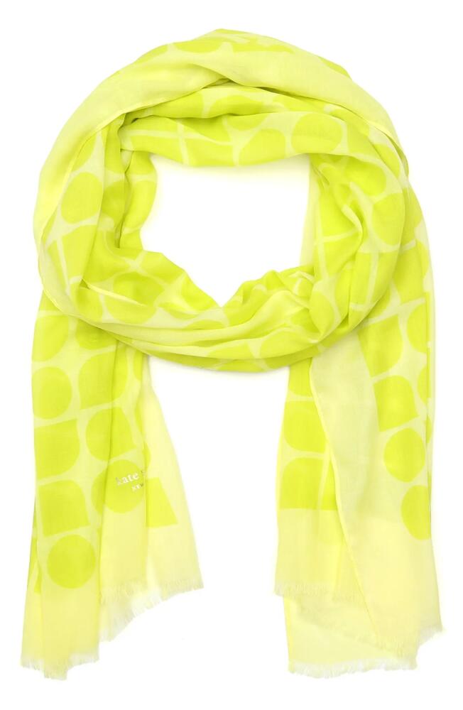 Kate Spade New York noel oblong scarf in Wasabi Cover