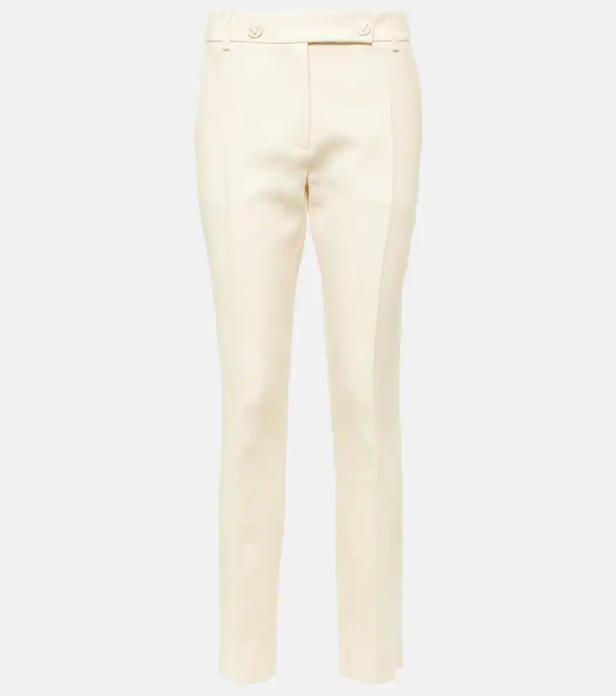 Valentino Crêpe Couture mid-rise straight pants Cover