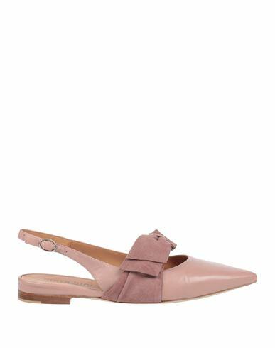 Mara Bini Woman Ballet flats Pastel pink Leather Cover