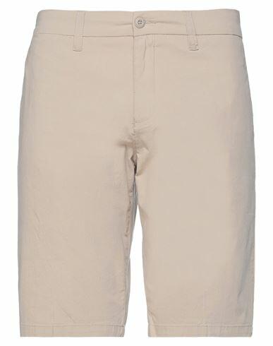 Carhartt Man Shorts & Bermuda Shorts Beige Cotton, Elastane Cover