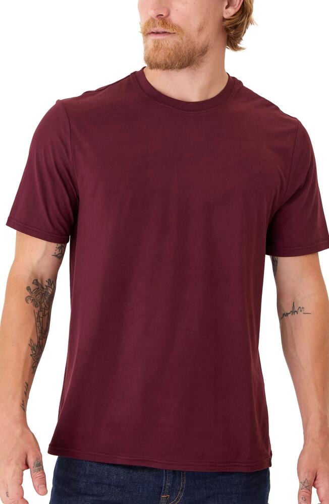 Threads 4 Thought Soloman Luxe Jersey T-Shirt in Royal Burgundy Cover