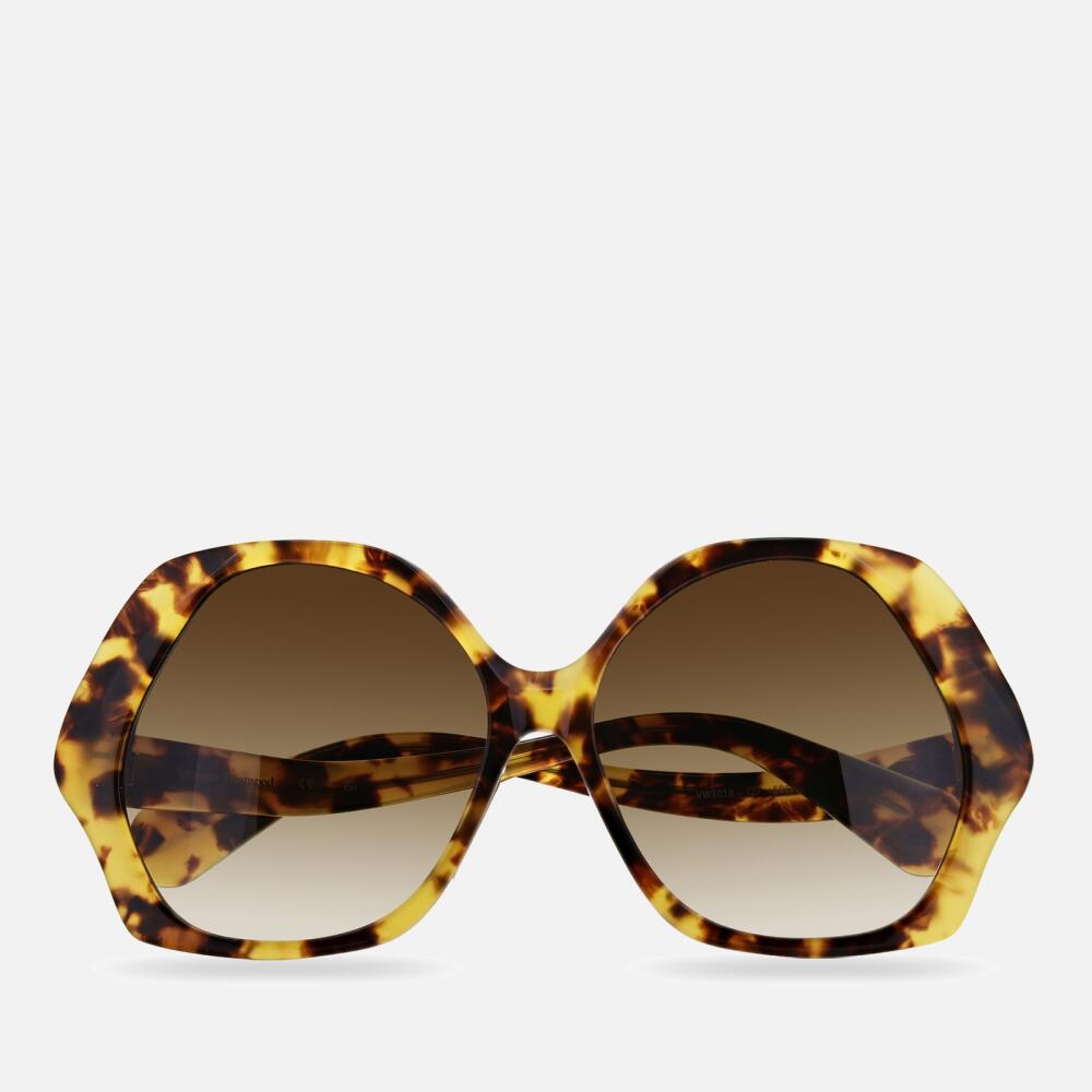 Vivienne Westwood Sophia Acetate Hexagonal-Frame Sunglasses Cover