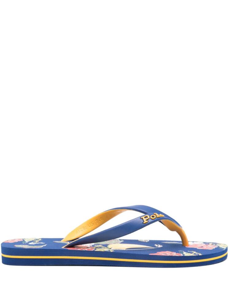 Polo Ralph Lauren Bolt flip flops - Blue Cover