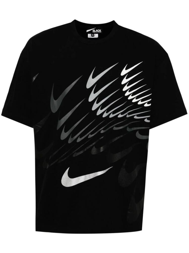 Black Comme Des Garçons x Nike logo-printed cotton T-shirt Cover