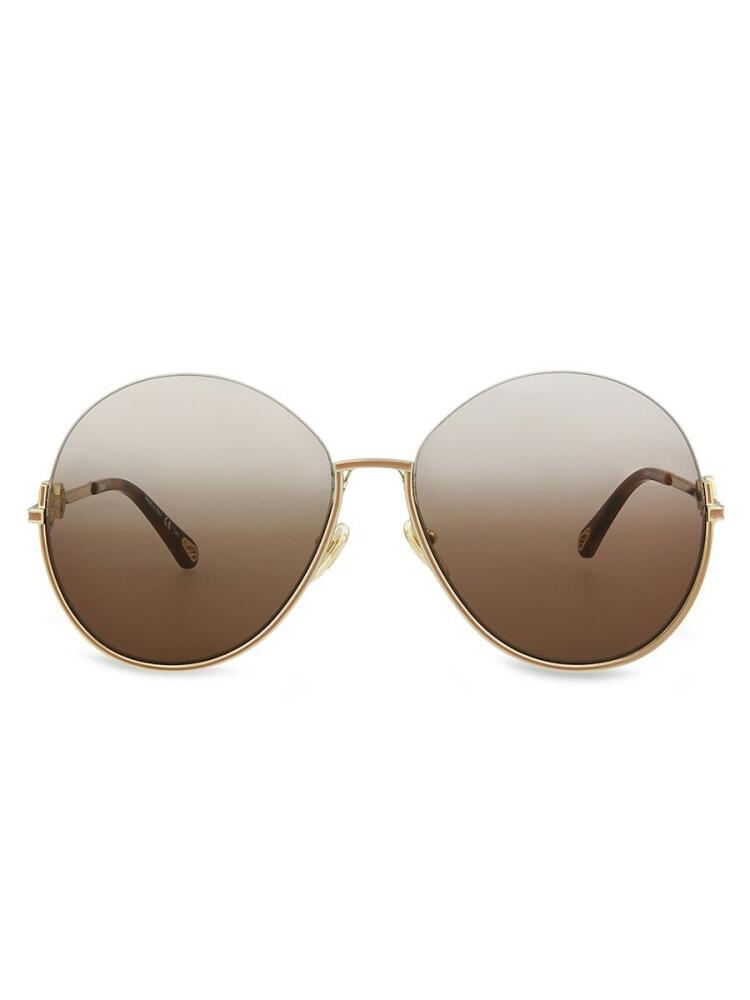 Chloé Women's 61MM Oval Sunglasses - Brown Cover