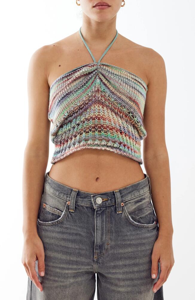 BDG Urban Outfitters Laddered Bandeau Top in Multi Cover