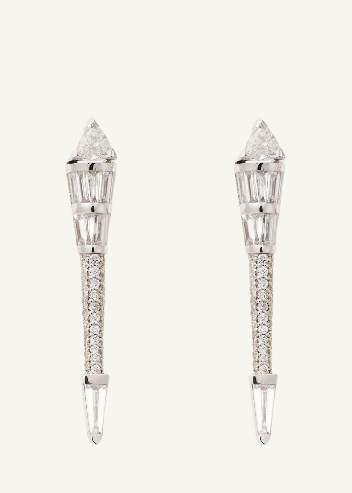 Nikos Koulis Energy Long Diamond Post Earrings Cover