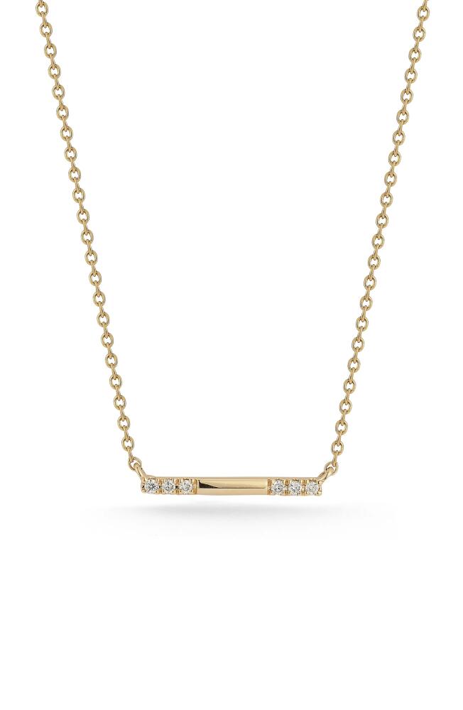 Dana Rebecca Designs Sylvie Rose Diamond Bar Pendant Necklace in Yellow Gold Cover