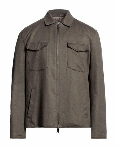 Kired Man Jacket Military green Cashmere Cover