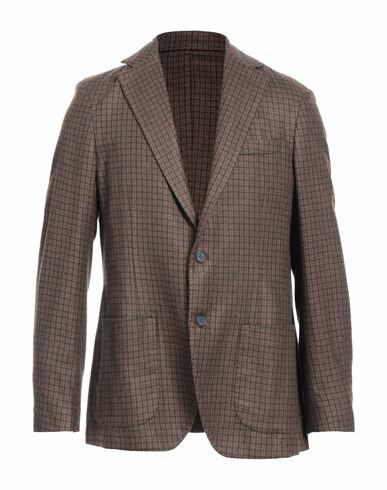 Altea Man Blazer Dark brown Wool, Polyamide, Polyester Cover