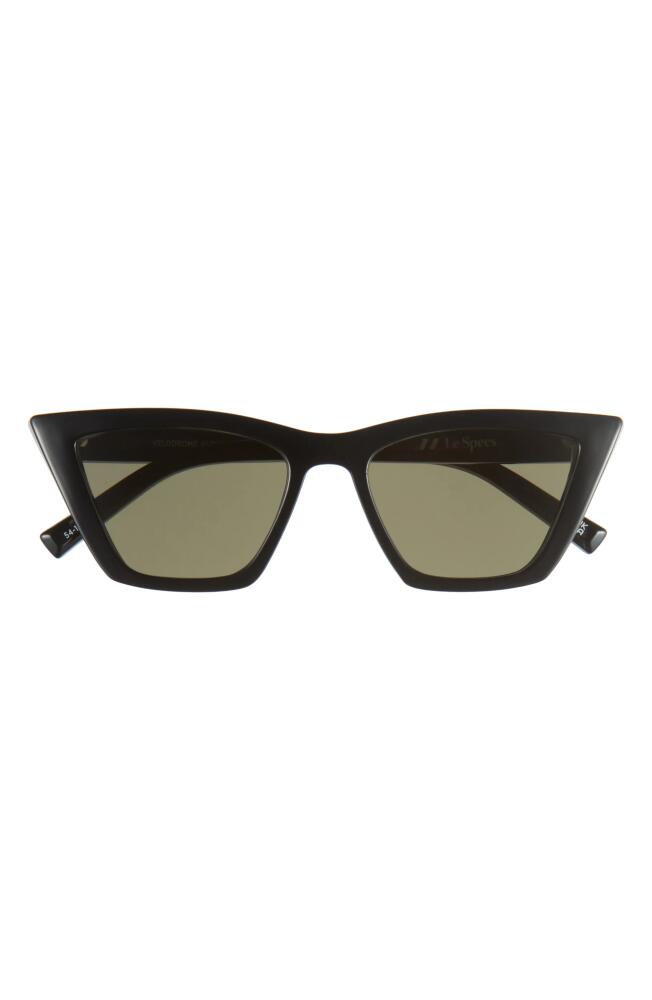 Le Specs Velodrome Cat Eye Sunglasses in Black Cover