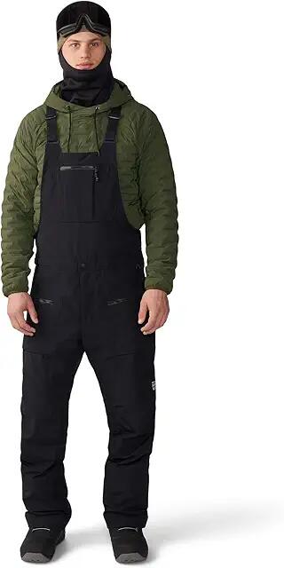 Mountain Hardwear First Tracks Bib (Black) Men's Jumpsuit & Rompers One Piece Cover