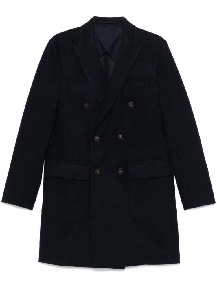 Corneliani double-breasted coat - Blue Cover