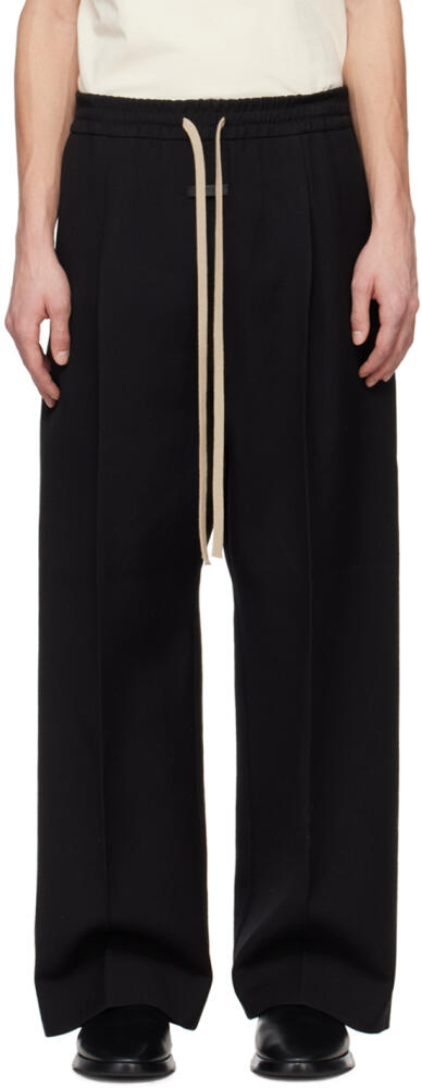 Fear of God Black Pleated Trousers Cover