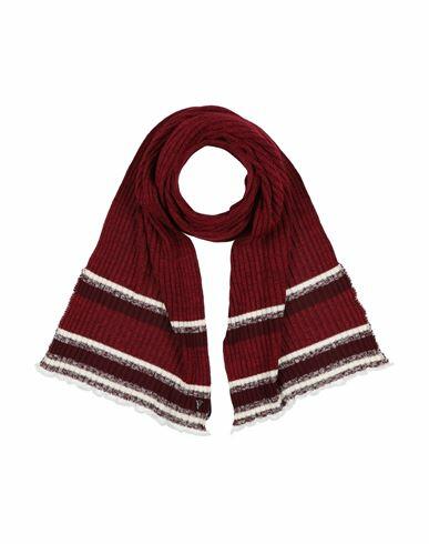 Dondup Man Scarf Burgundy Wool, Acrylic Cover