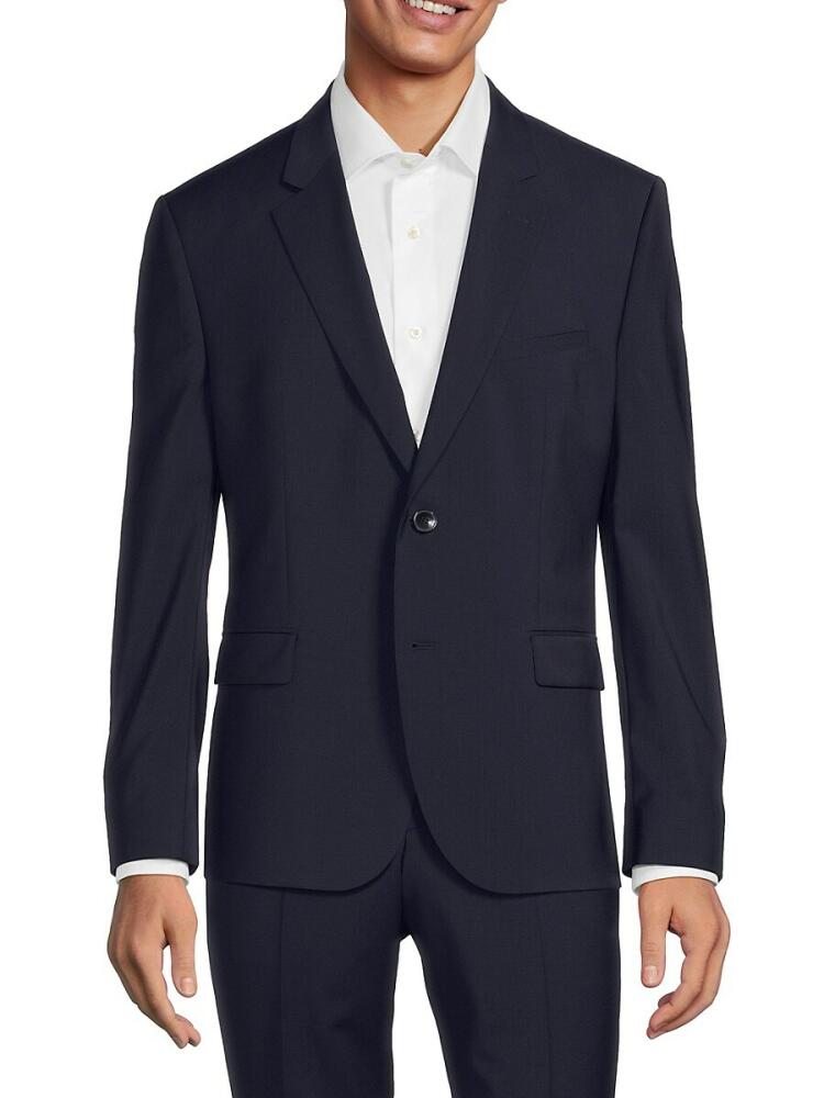 HUGO Men's Karl Virgin Wool Blazer - Navy Cover