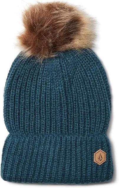 Volcom Snow Lula Beanie (Storm Blue) Caps Cover