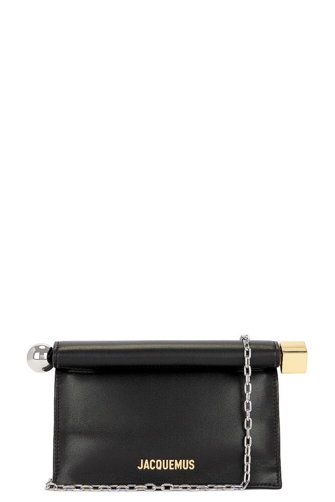 JACQUEMUS La Petite Pochette Rond in Black Cover