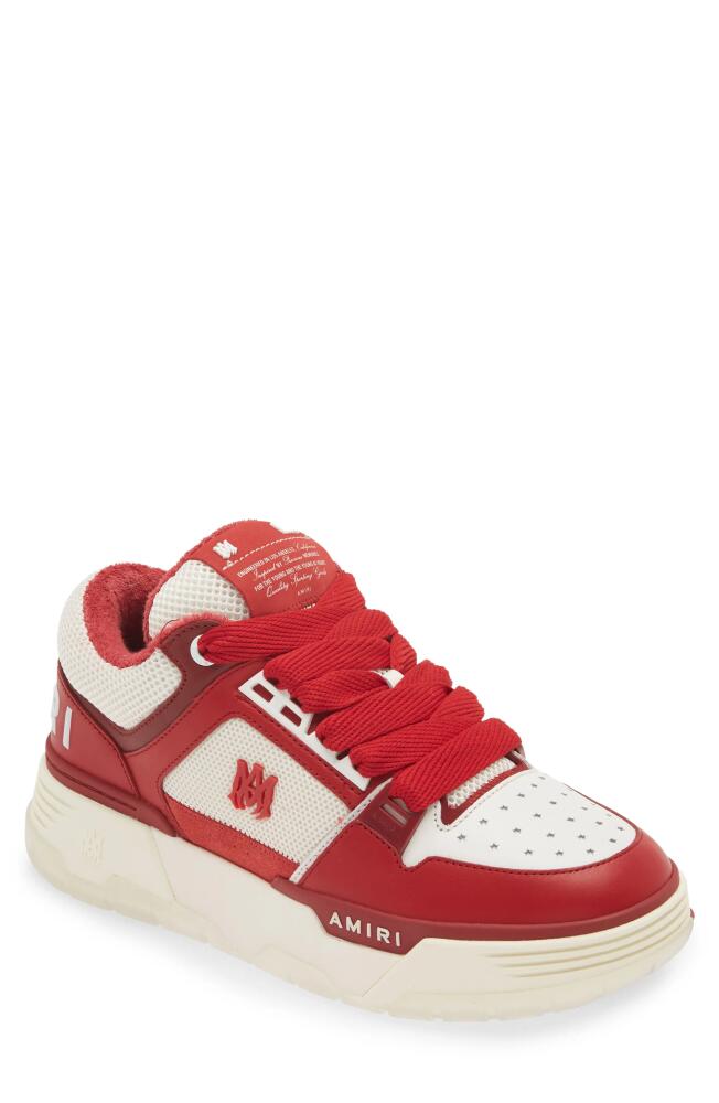 AMIRI MA-1 Platform Sneaker in Alabaster Red Cover