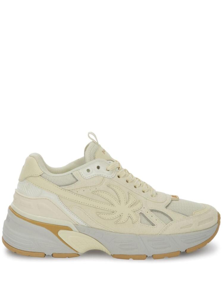 Palm Angels The Palm Runner leather sneakers - Neutrals Cover