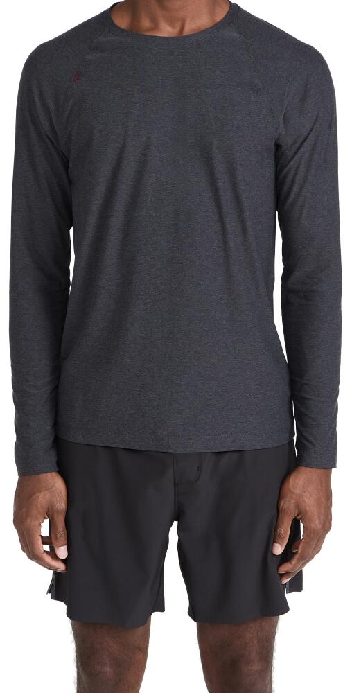 Rhone Reign Long Sleeve Tee Black Heather Cover