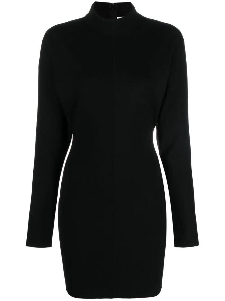 Saint Laurent roll-neck knitted dress - Black Cover