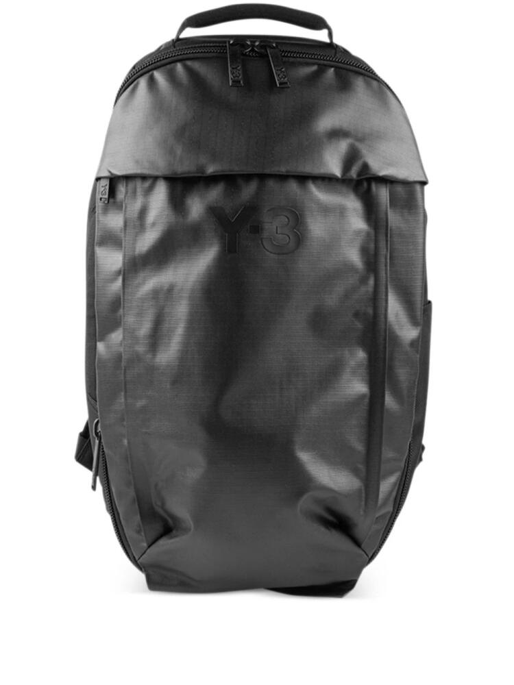 Y-3 logo-print backpack - Black Cover