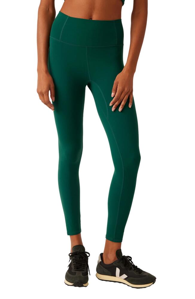 FP Movement by Free People Never Better High Waist Leggings in Emerald Green Cover