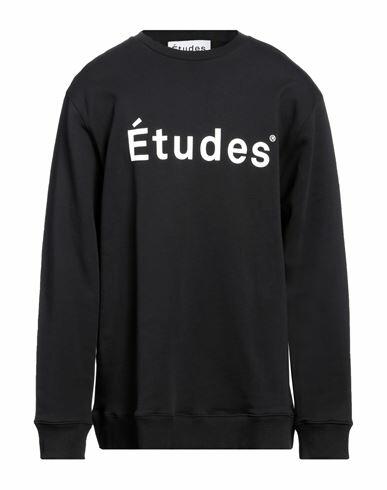 Études Man Sweatshirt Black Organic cotton Cover