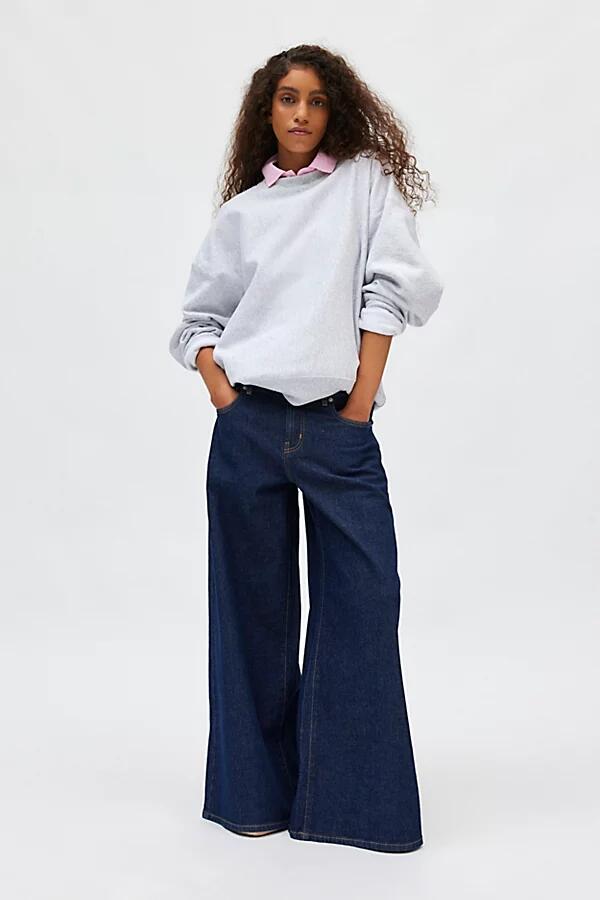 BDG Joey Full Length Wide Leg Jean in Rinsed Denim Cover