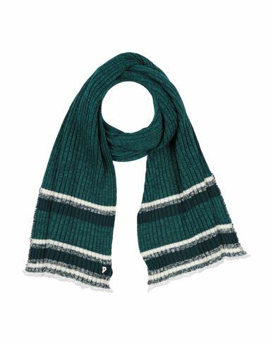 Dondup Man Scarf Deep jade Wool, Acrylic Cover