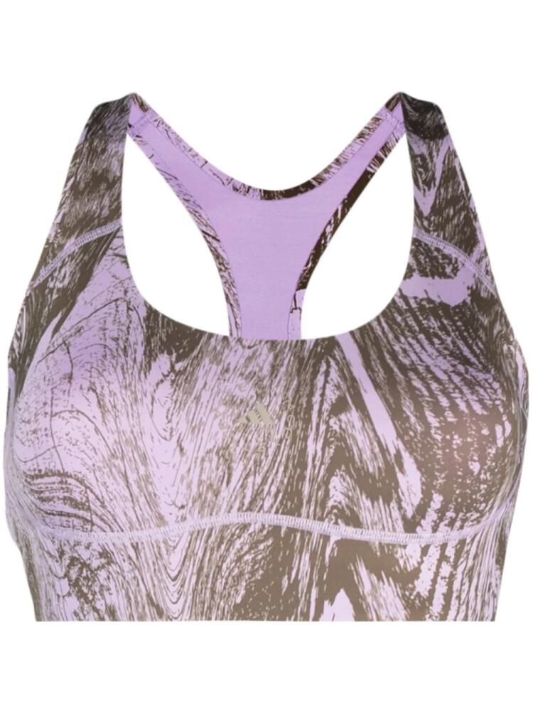 adidas by Stella McCartney TruePurpose training sports bra - Purple Cover