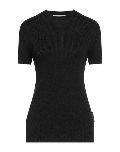 Silvian Heach Woman Sweater Black Viscose, Lurex, Nylon Cover