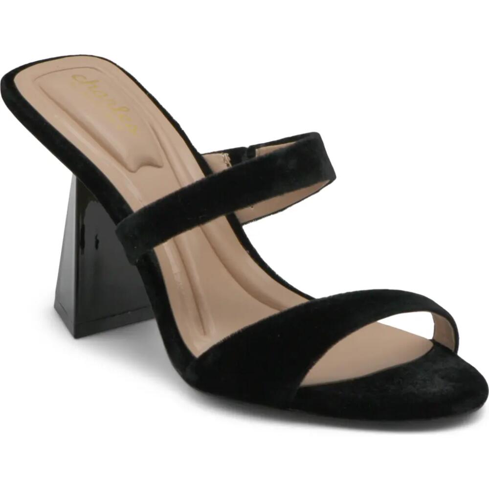 Charles by Charles David Kami Slide Sandal in Black Cover