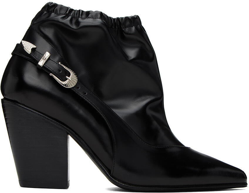 Toga Pulla Black Slingback Boots Cover