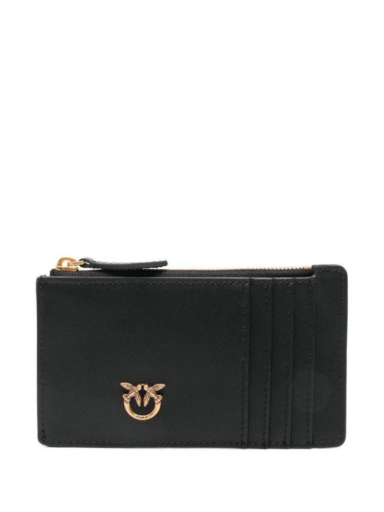 PINKO debossed-logo cardholder - Black Cover