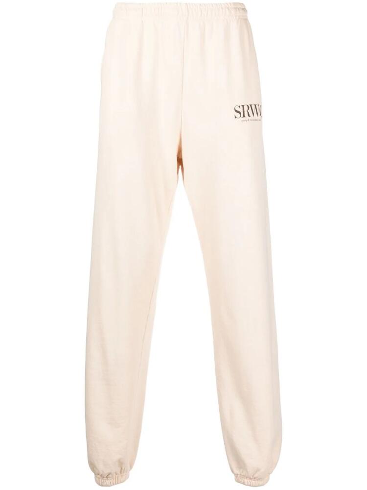 Sporty & Rich logo-print track pants - Neutrals Cover