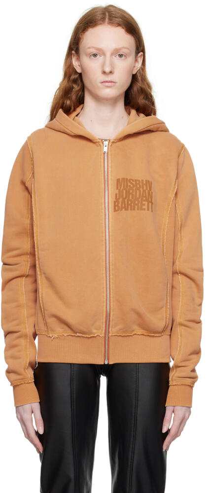 MISBHV SSENSE Exclusive Orange Jordan Barrett Edition Printed Hoodie Cover