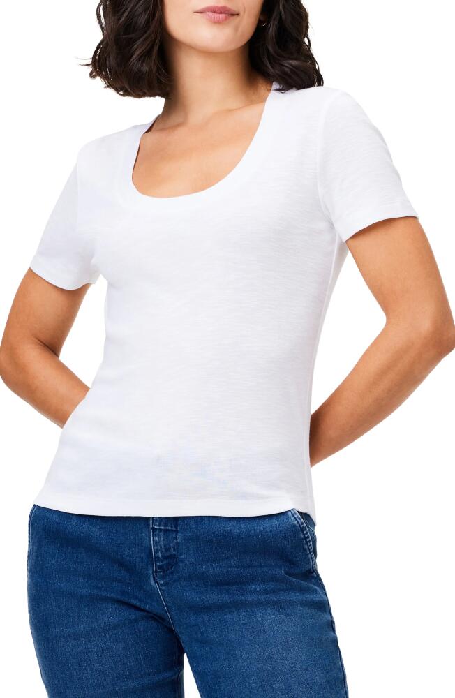 NZT by NIC+ZOE Scoop Neck T-Shirt in Paper White Cover