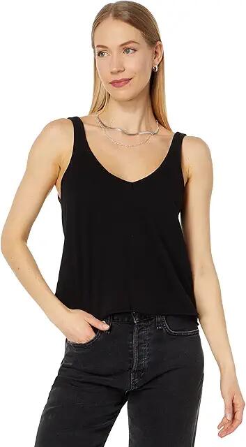 LAmade Fountain V-Neck Cami (Black) Women's Clothing Cover