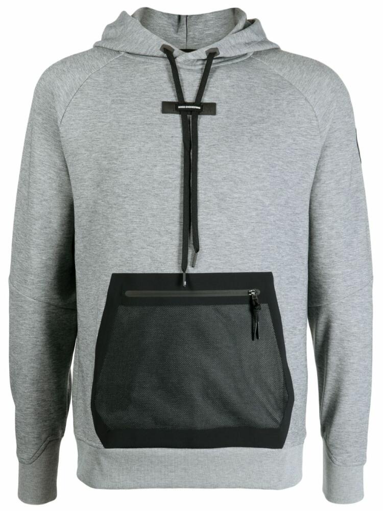 On Running mesh-pocket drawstring hoodie - Grey Cover