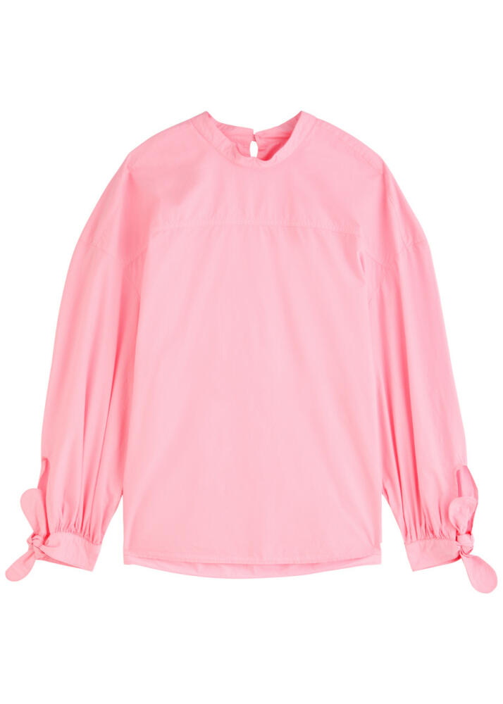 Ymc Rush Cotton-poplin Blouse - Pink Cover