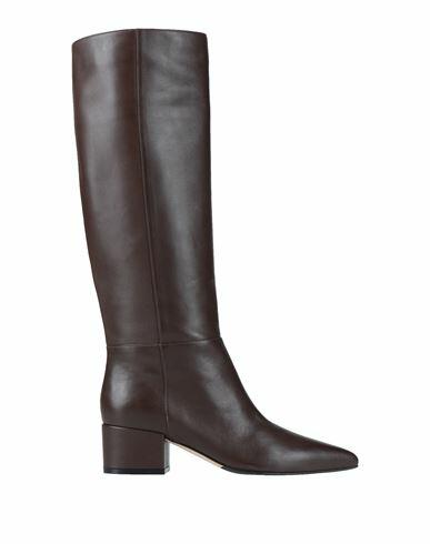 Sergio Rossi Woman Boot Dark brown Soft Leather Cover