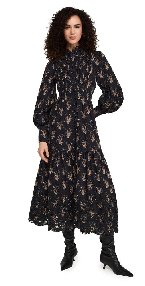 byTiMo Poplin Midi Dress Midnight Paisley Cover