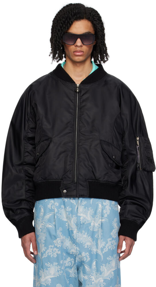 Vivienne Westwood Black Earl Bomber Jacket Cover