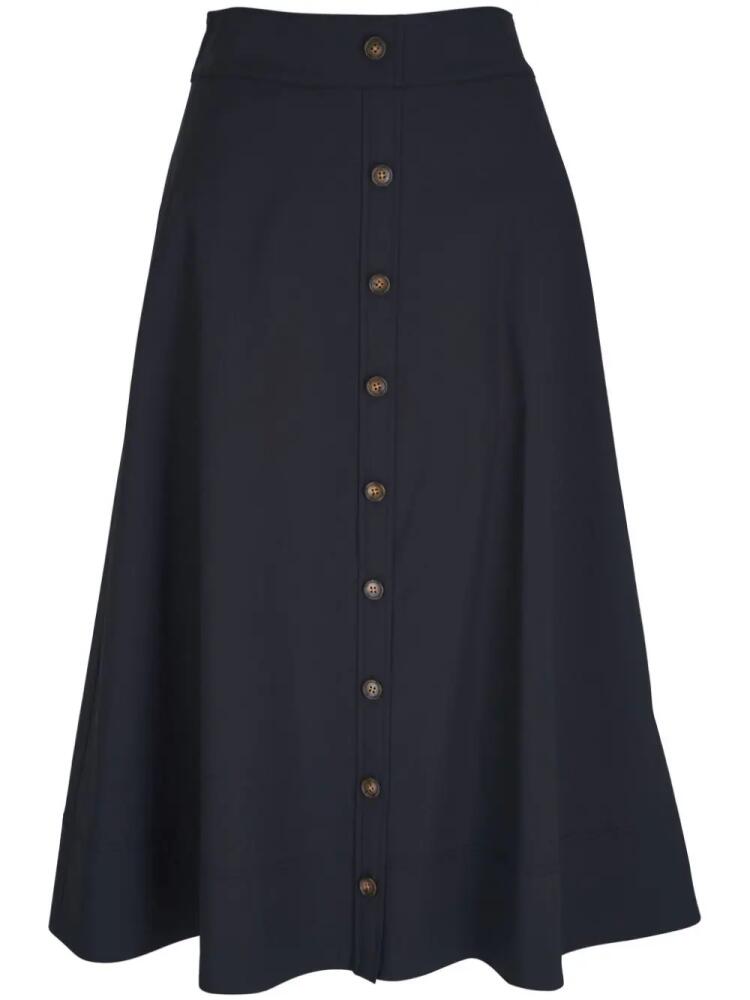 Veronica Beard button-detail midi skirt - Black Cover